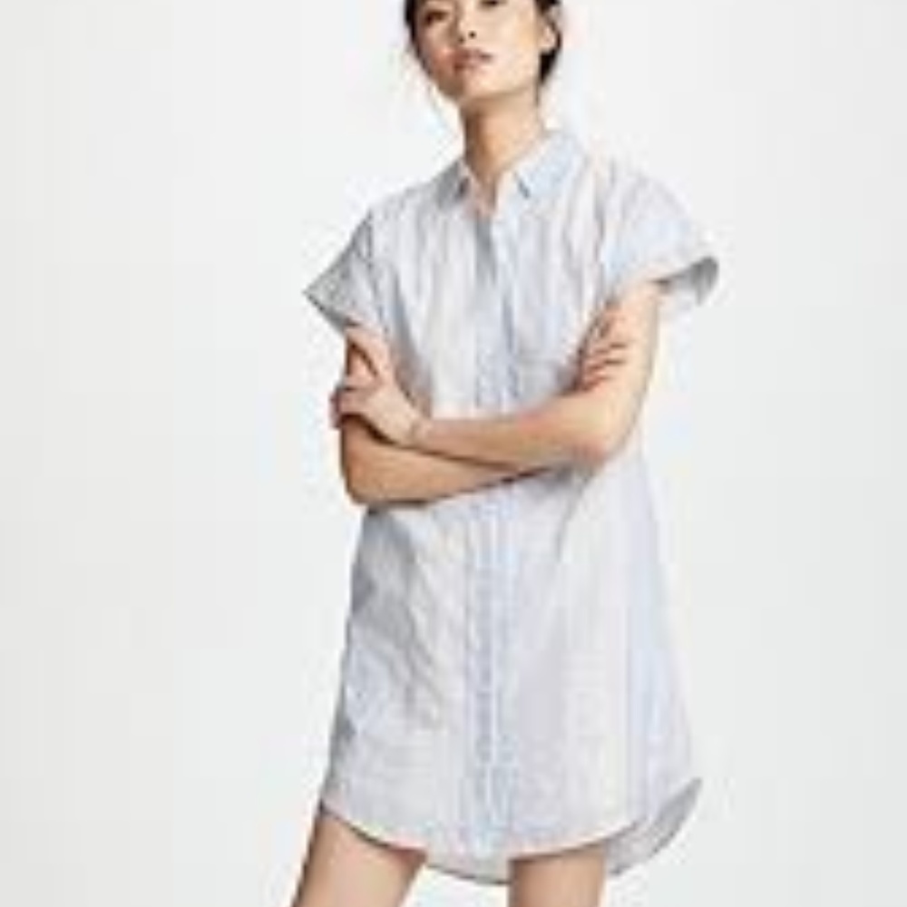 Madewell Central Shirtdress Rawley Stripe